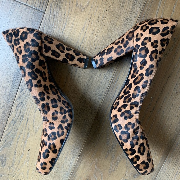 Leopard Heels like new size 8 - Picture 2 of 12